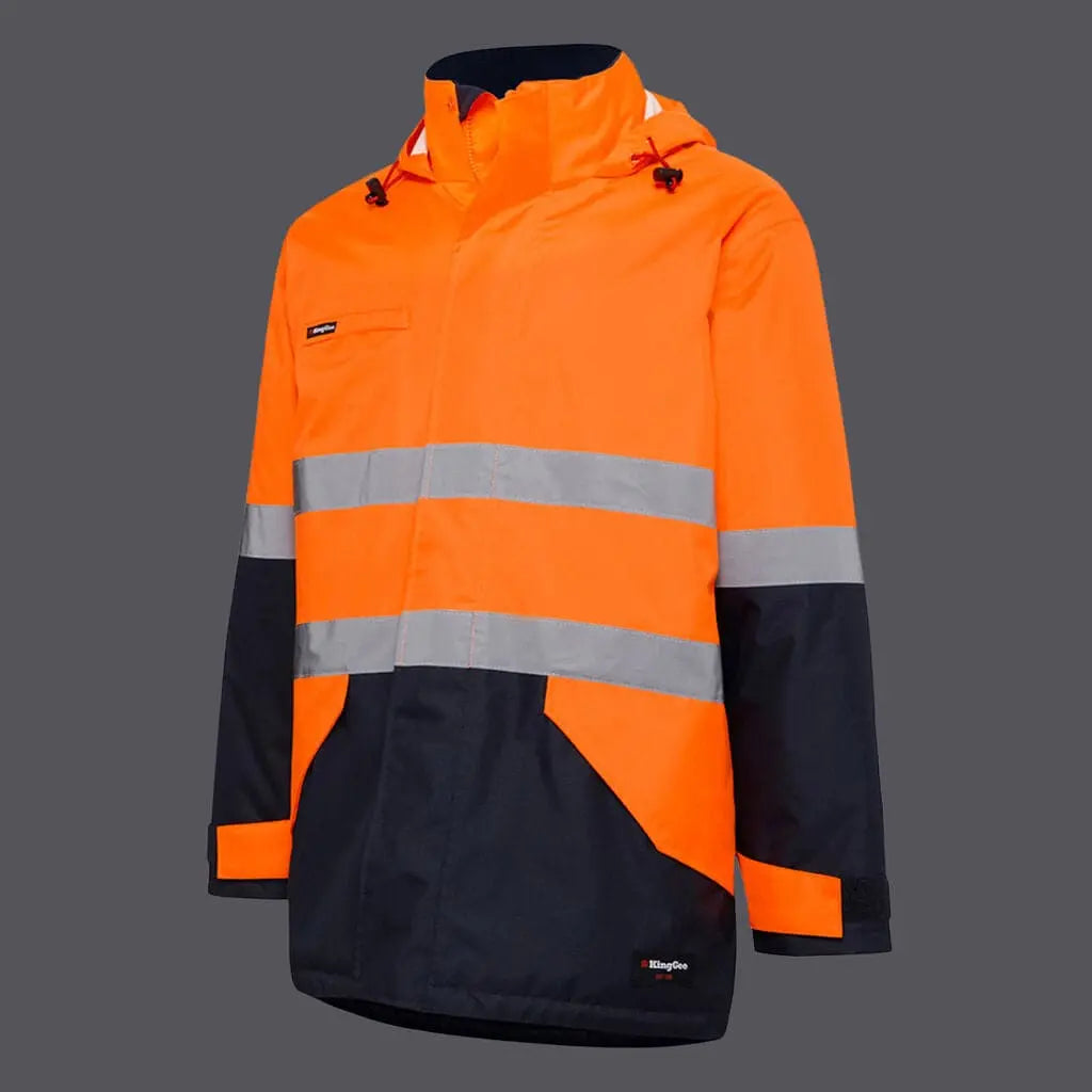 KingGee Reflective Insulated Wet Weather Jacket K55010 - City Workwear